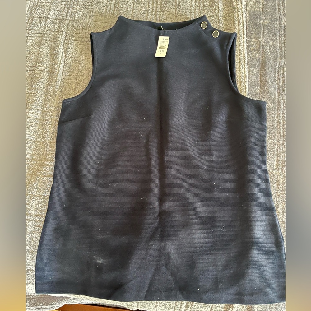 Talbots Navy office shirt